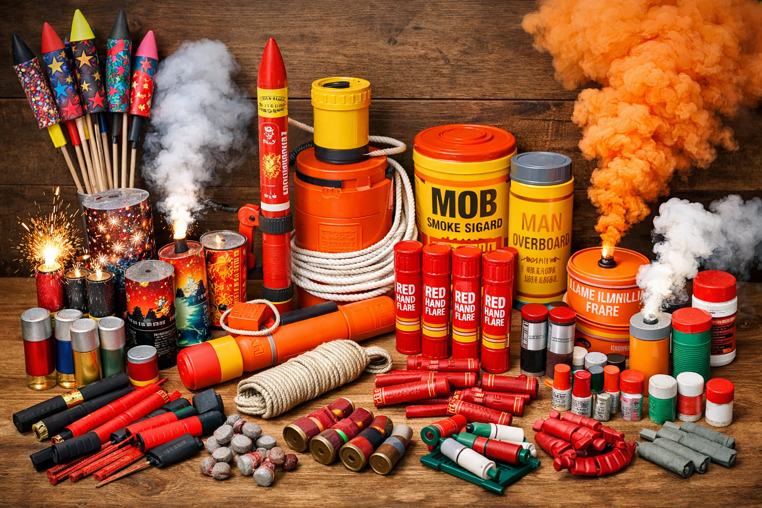 CoGePir - dispositivi pirotecnici e segnali di sicurezza