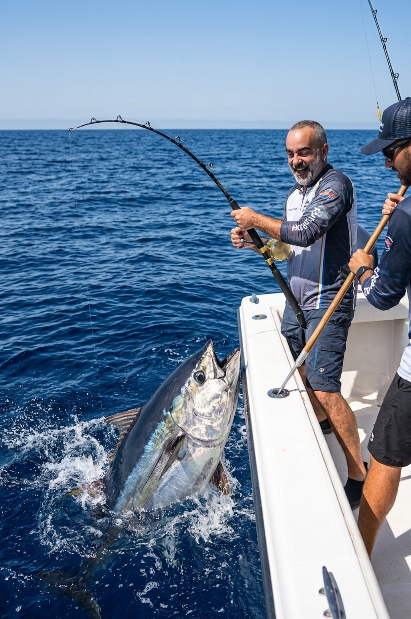 Pescare dalla barca in regola recfishing